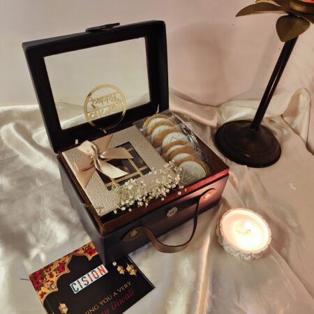 Luxe Leather-Detailed Gourmet Box